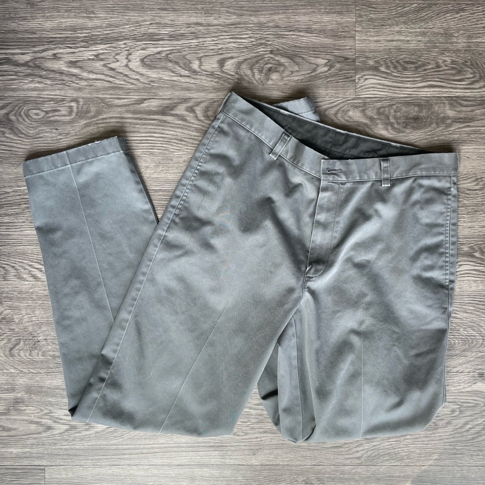 LL Bean 33x32 grey mens slacks